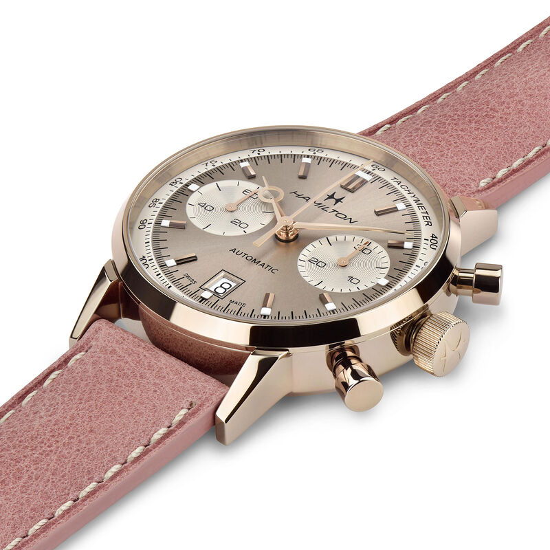 Hamilton American Classic Intra-Matic Auto Chrono Beige Dial Watch, 40mm image number 2
