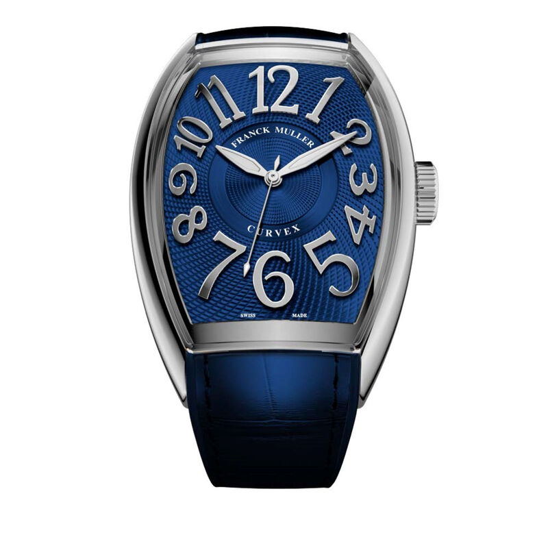 Franck Muller Curvex CX Classic Blue Dial Watch, 36mm x 52.7mm image number 0