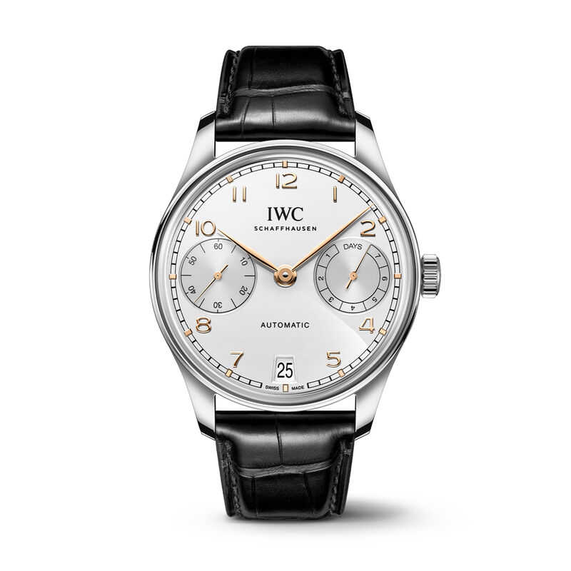 IWC Portugieser Automatic 42 Silver Dial Watch, 42.4mm image number 0