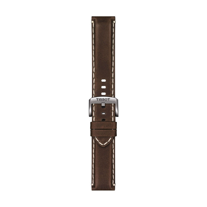 Tissot Chrono XL Vintage Blue Leather Steel Quartz Watch, 45mm image number 4