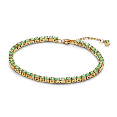 Pandora Sparkling Green Tennis Bracelet
