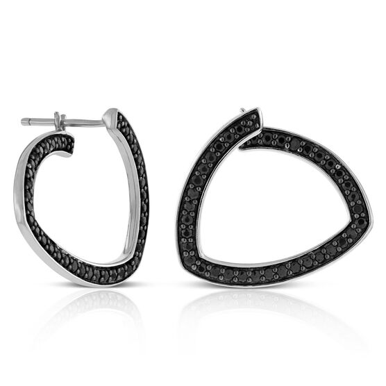 Lisa Bridge Black Sapphire Earrings