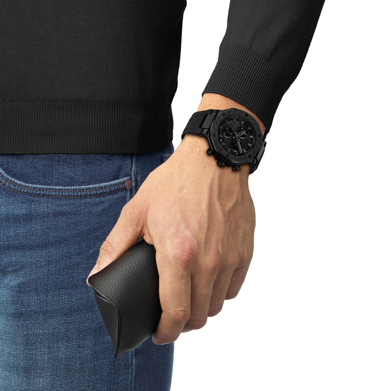 TISSOT T-Race Quartz Chronograph Dark Gray Dial Watch, 45mm image number 4