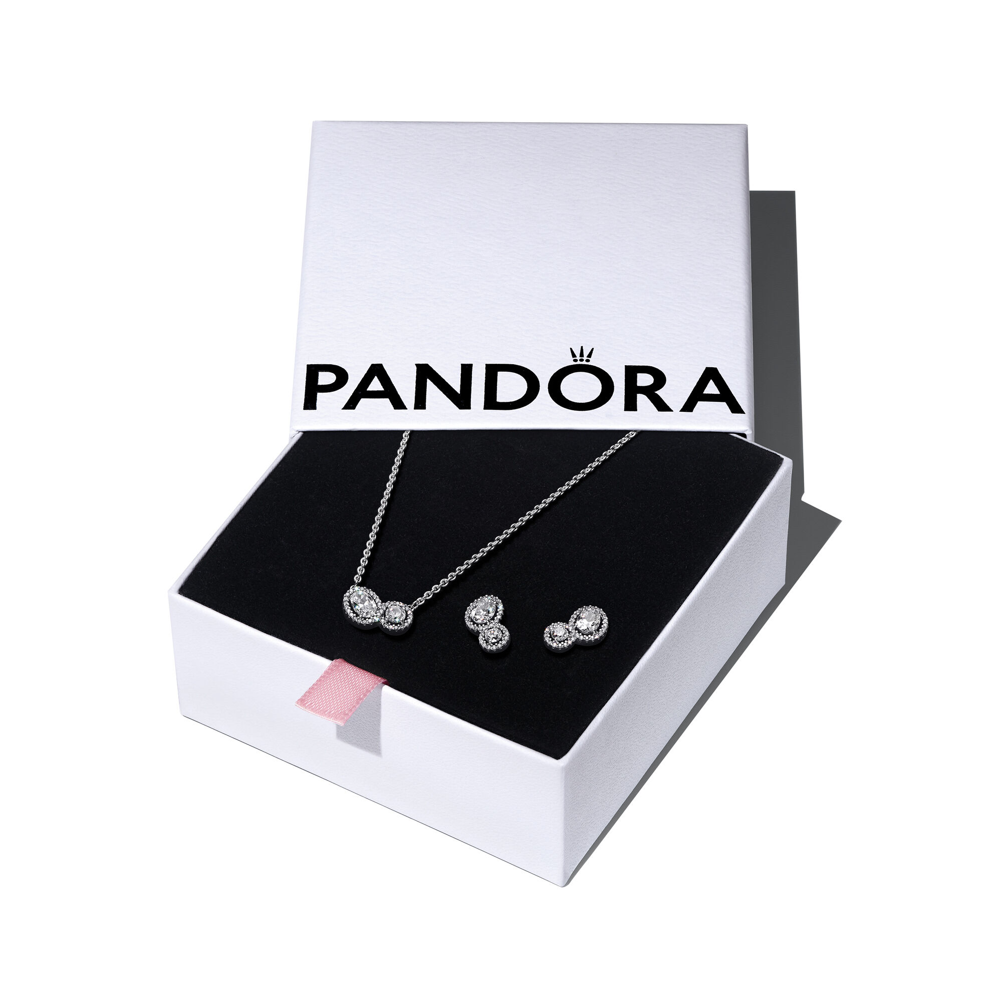 Pandora Double Halo Jewelry Gift set