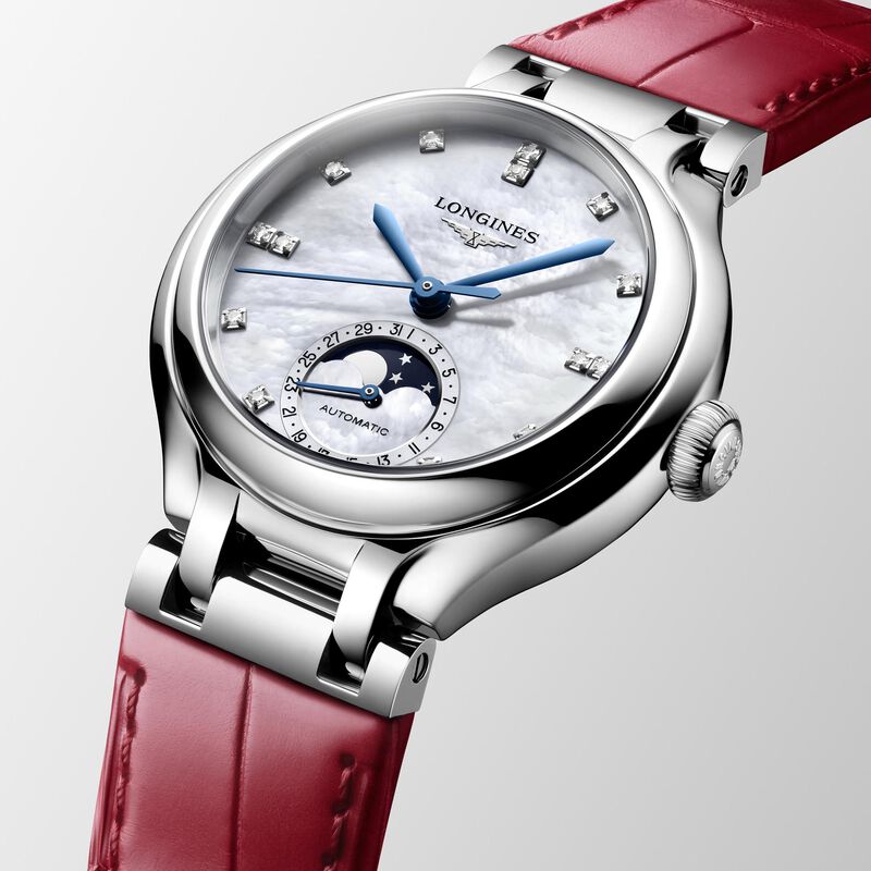 Longines Primaluna Moonphase White Dial Watch, 34mm image number 2