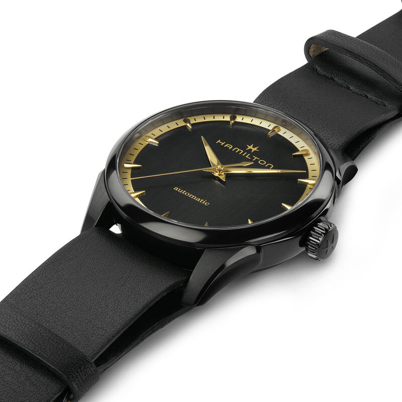 Hamilton Jazzmaster Auto Black Dial Watch, 36mm image number 2