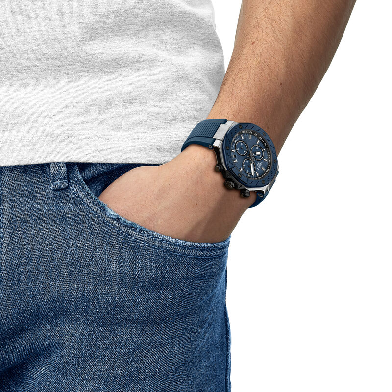 TISSOT T-Race Blue Dial Watch, 45mm image number 3