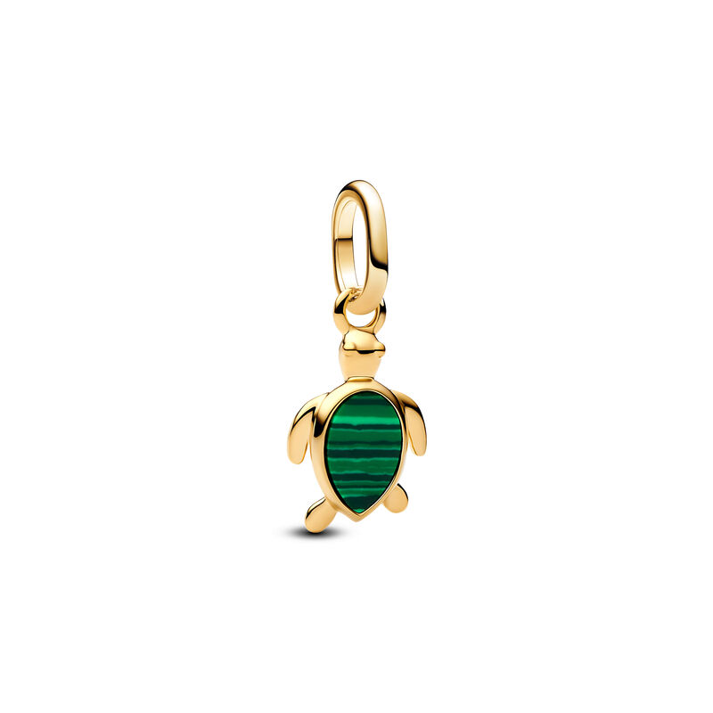 Pandora Green Turtle Mini Dangle Charm image number 0