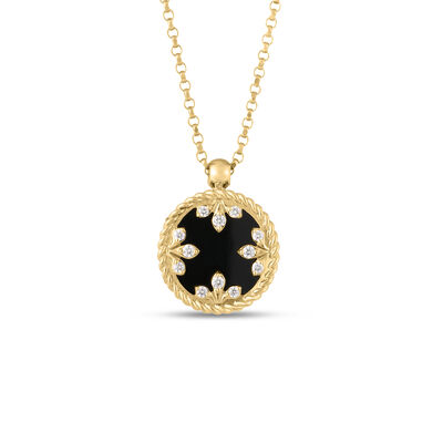 Roberto Coin 18K Yellow Gold Venetian Medallions Small Pendant Necklace