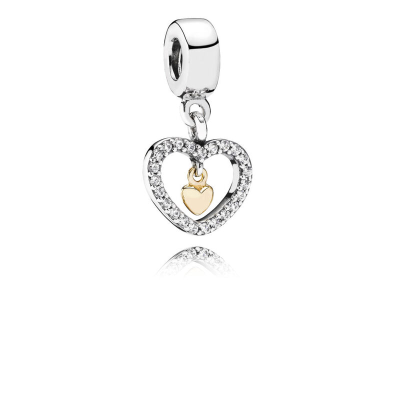 Pandora Forever In My Heart Charm image number 1