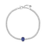 Pandora Sparkling Blue Crystal Pavé CZ Tennis Bracelet