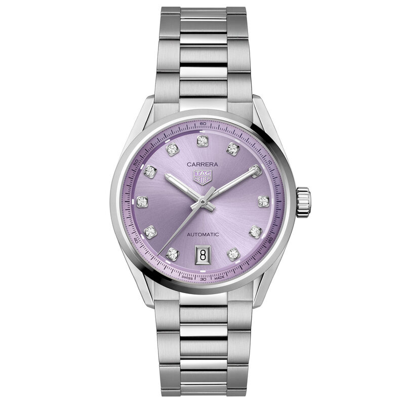 TAG Heuer Carrera Purple Dial Watch, 36mm image number 0