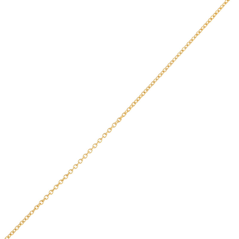 Classic Diamond Cross Necklace, 1 &frac34; Carat Total Weight, 14K Yellow Gold image number 3