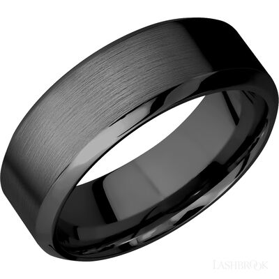 Zirconium with Satin , Polish Finish