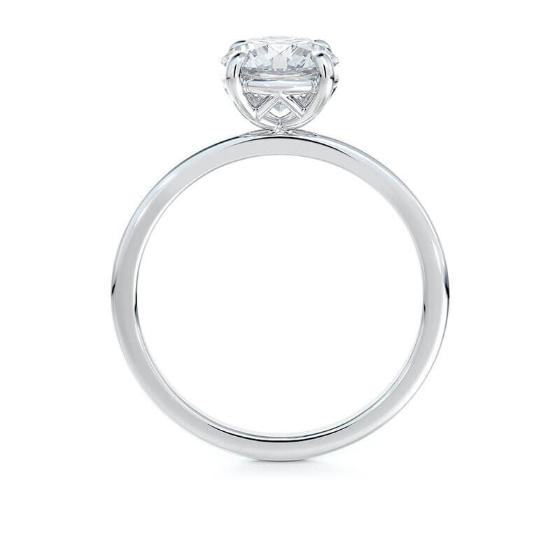 De Beers Forevermark Icon™ Delicate Round Diamond Engagement Ring 18K image number 2