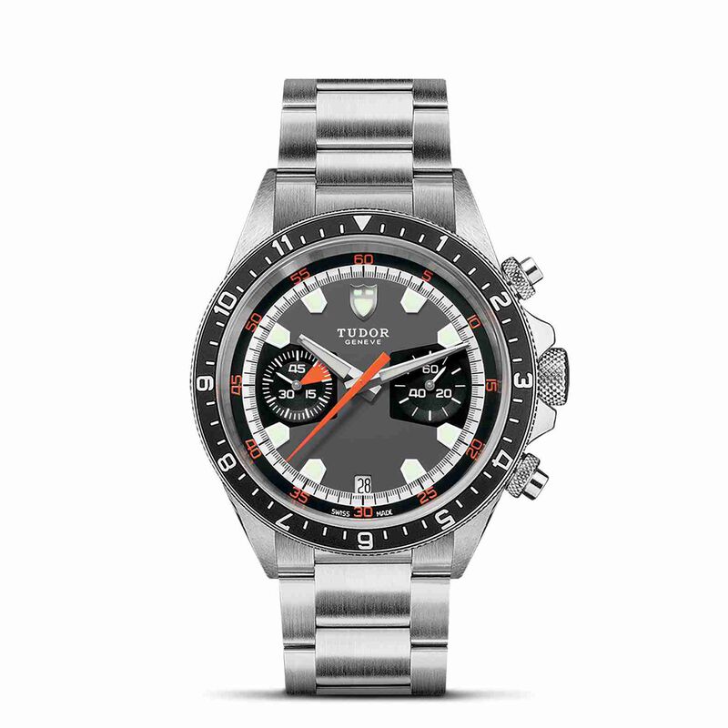 TUDOR Heritage Chrono Watch Steel Case Grey Dial, 42mm image number 0
