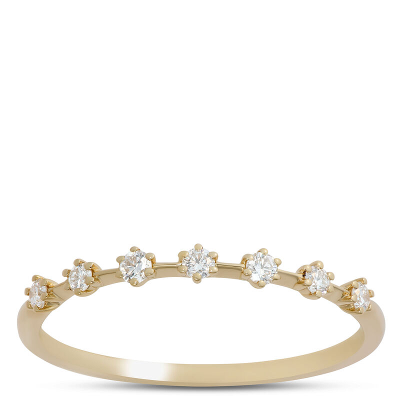 Round Diamond Ring, 14K Yellow Gold image number 0