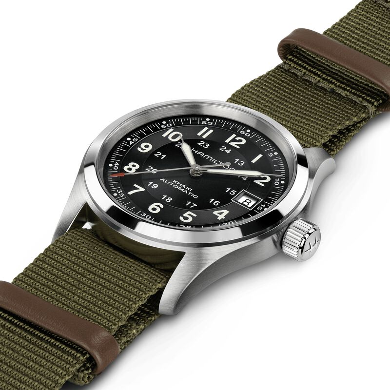 Hamilton Khaki Field Auto Call of Duty Black Dial Watch, 38mm image number 1
