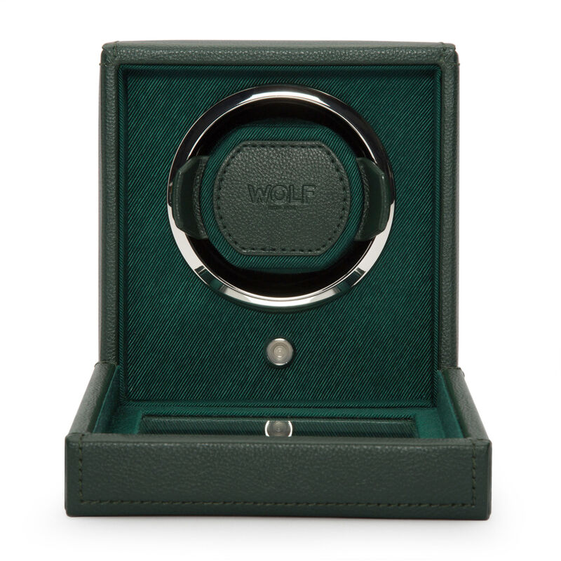 WOLF Cub Single Watch Winder With Green Cover image number 2
