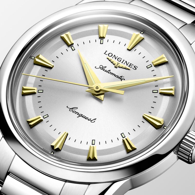 Longines Conquest Heritage White Dial Watch, 38mm image number 2