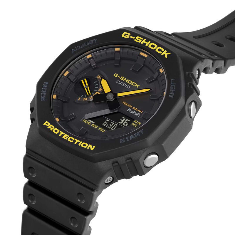 G-Shock Analog-Digital Watch Black Dial Black Resin Strap, 48.5mm image number 4