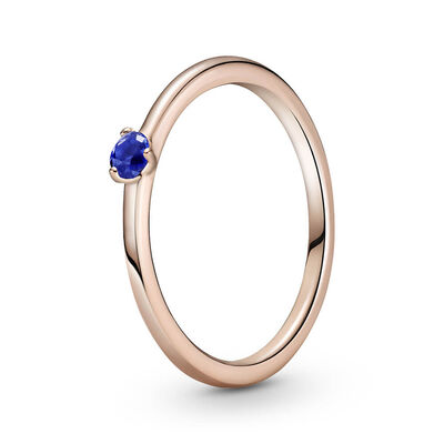 Pandora Stellar Blue Solitaire CZ Ring