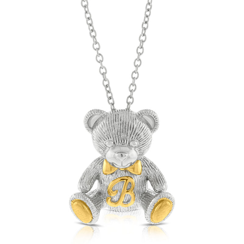 2016 Benny Bear Pendant in Sterling Silver image number 1