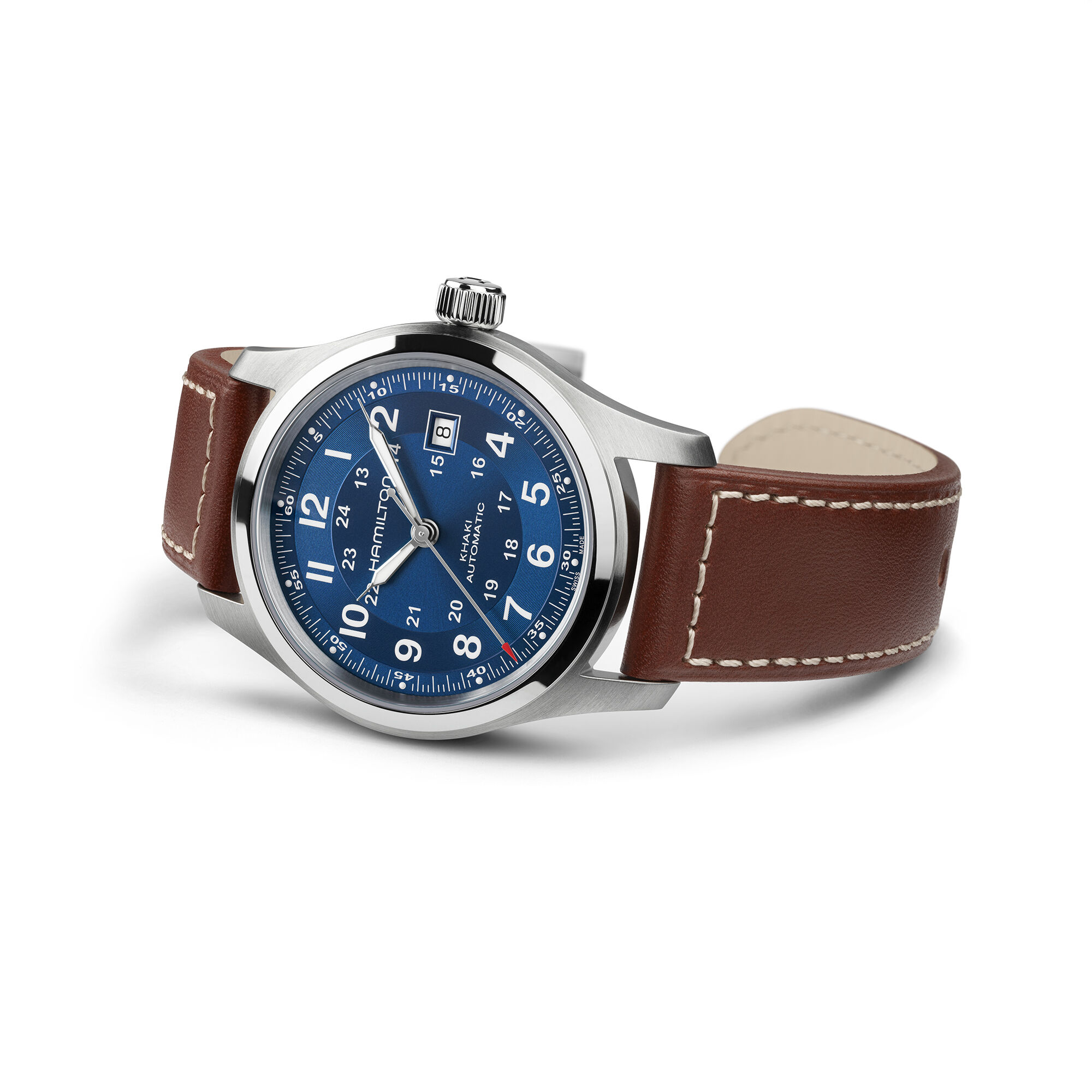 Hamilton Khaki Field Auto Blue Dial Watch, 42mm