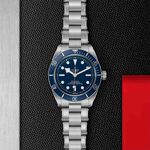 TUDOR Black Bay Fifty- Eight Watch Steel Case Blue Dial Steel Bracelet, 39mm