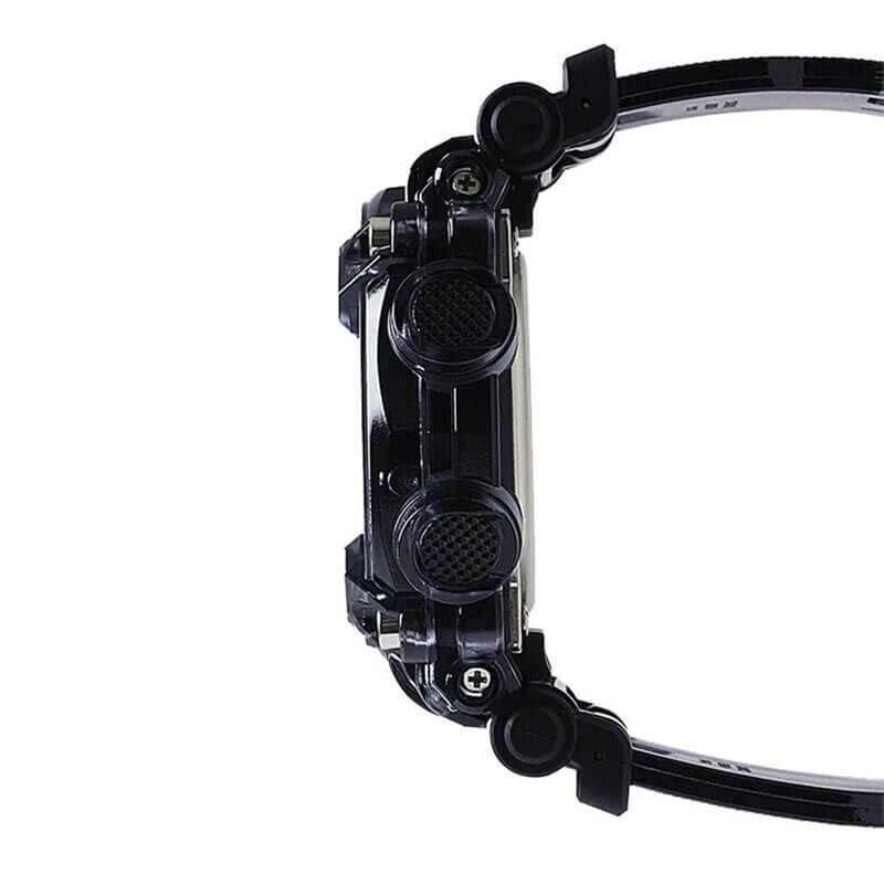 G-Shock Transparent Gray Resin Analog Digital Watch, 51.2mm image number 1