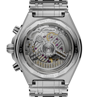 Breitling Chronomat B01 Chronograph White Dial Watch, 42mm