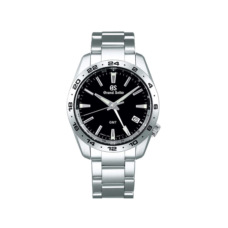 Grand Seiko Sport Collection Watch Black Dial Steel Bracelet, 39mm image number 0