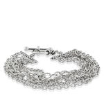 Lisa Bridge Six-Row Chain Bracelet