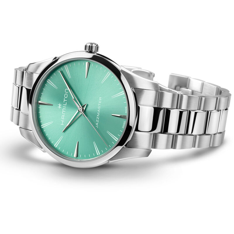 Hamilton Jazzmaster Quartz Blue Dial Watch, 40mm image number 1
