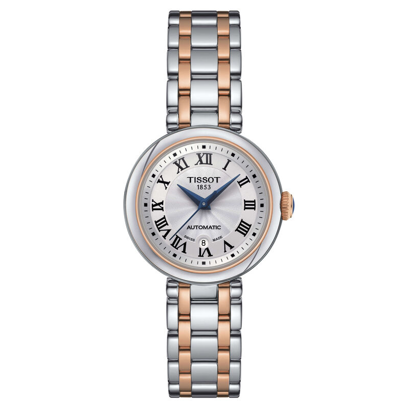 Tissot Bellissima Auto White Steel Gold PVD Auto Watch, 29mm image number 0