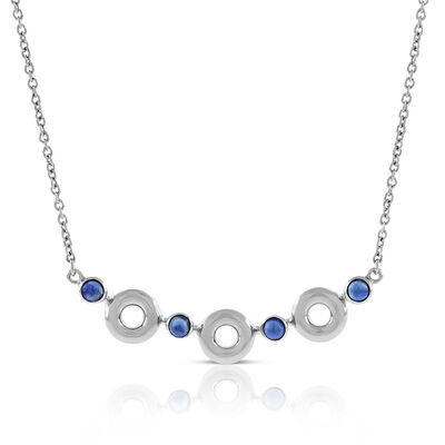 Lisa Bridge Sapphire Bubble Necklace