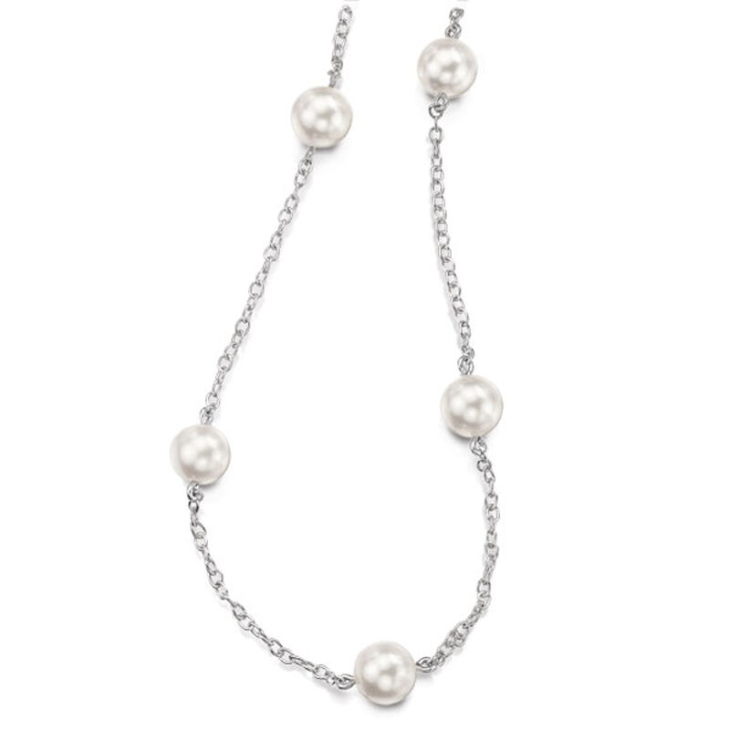 Mikimoto Akoya Cultured Pearl Necklace, 5mm, A+, 18K image number 1