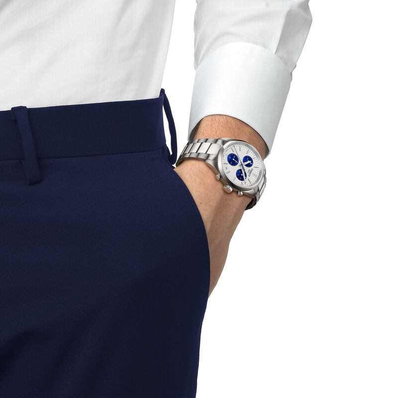 TISSOT PR 100 White Dial Watch, 40mm image number 3