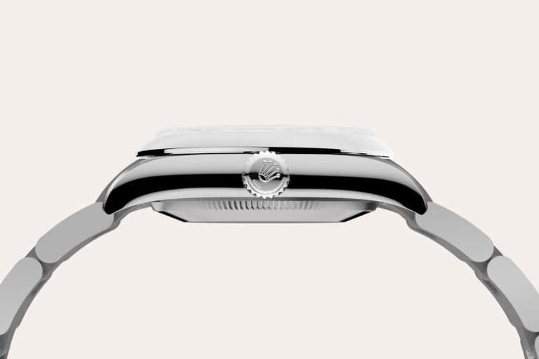 rolex oyster perpetual in oystersteel, m277200-0014 - oystersteel - ben bridge