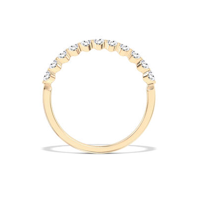 Classic Round Diamond Anniversary Band, &frac12; Carat Total Weight, 14K Yellow Gold