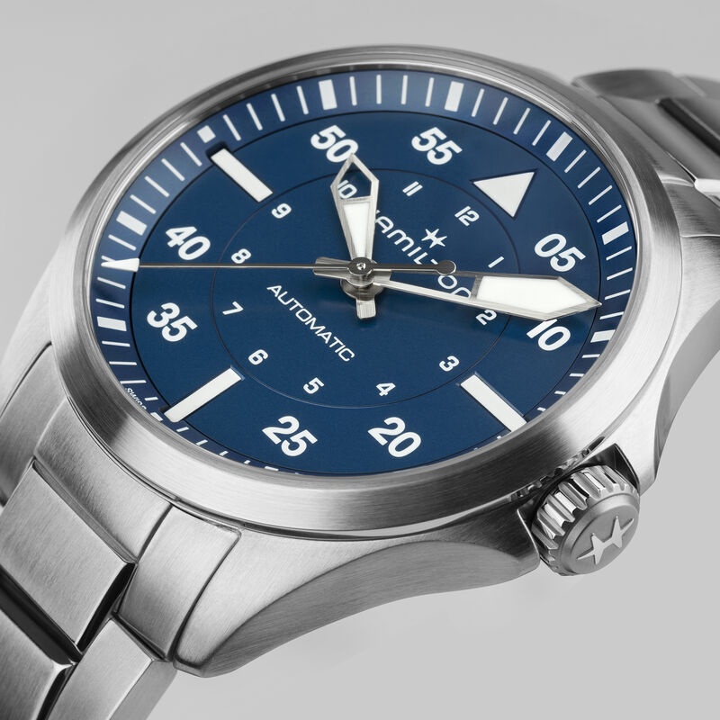 Hamilton Khaki Aviation Pilot Auto Watch Blue Dial, 39mm image number 2