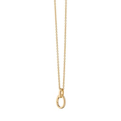 Monica Rich Kosann 20" "Design Your Own" Charm Chain Necklace, 1 Charm Station, 18K Yellow Gold