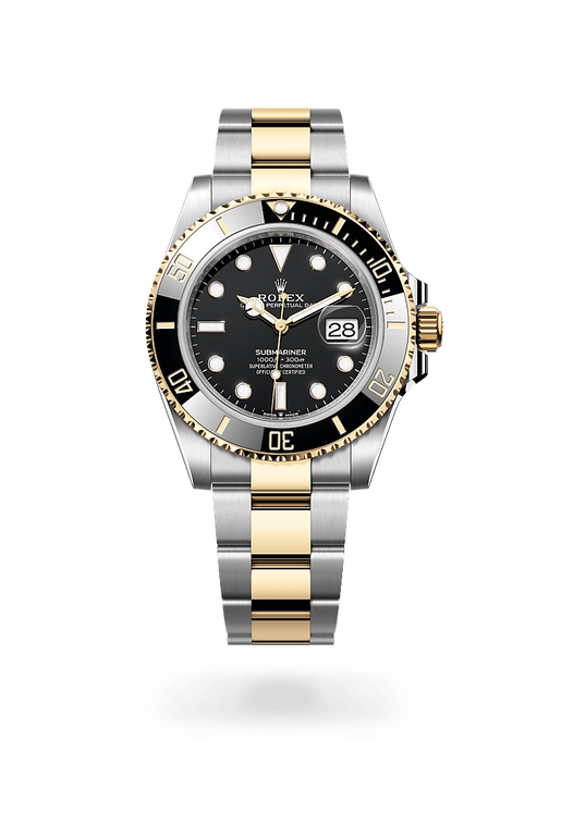 rolex submariner in yellow rolesor - combination of oystersteel and yellow gold, m126613ln-0002 - ben bridge