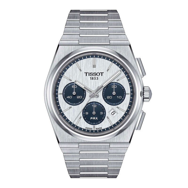 Tissot PRX Automatic Chronograph Silver and Blue Dial, 42mm image number 0