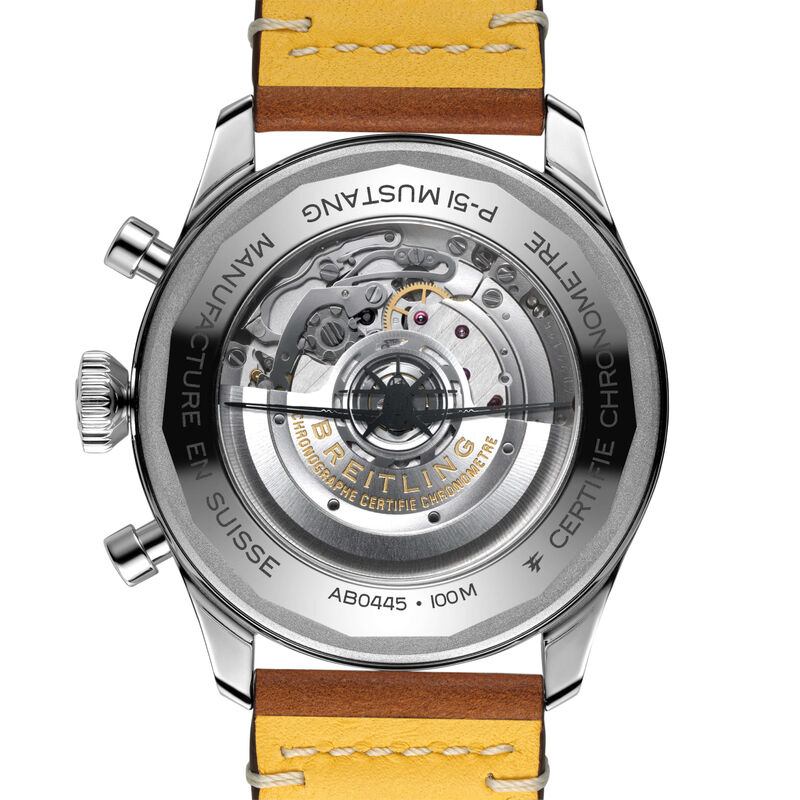 Breitling Classic AVI Super AVI B04 Chronograph GMT P-51 Mustang Black Dial Watch, 46mm image number 1