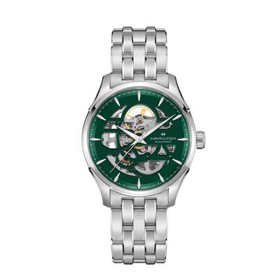 Hamilton Jazzmaster Skeleton Auto Green Dial Watch, 40mm