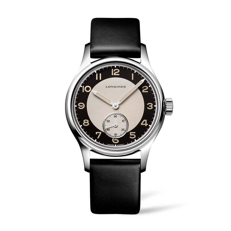 Longines Heritage Classic Tuxedo Leather Automatic Watch, 38mm image number 0