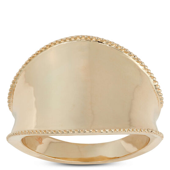 Beaded Edge Ring 14K Ben Bridge Jeweler