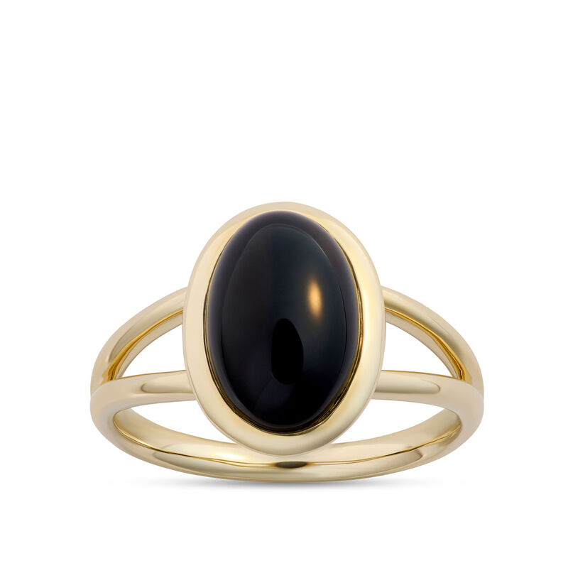 Agate Ring, 14K Yellow Gold image number 0