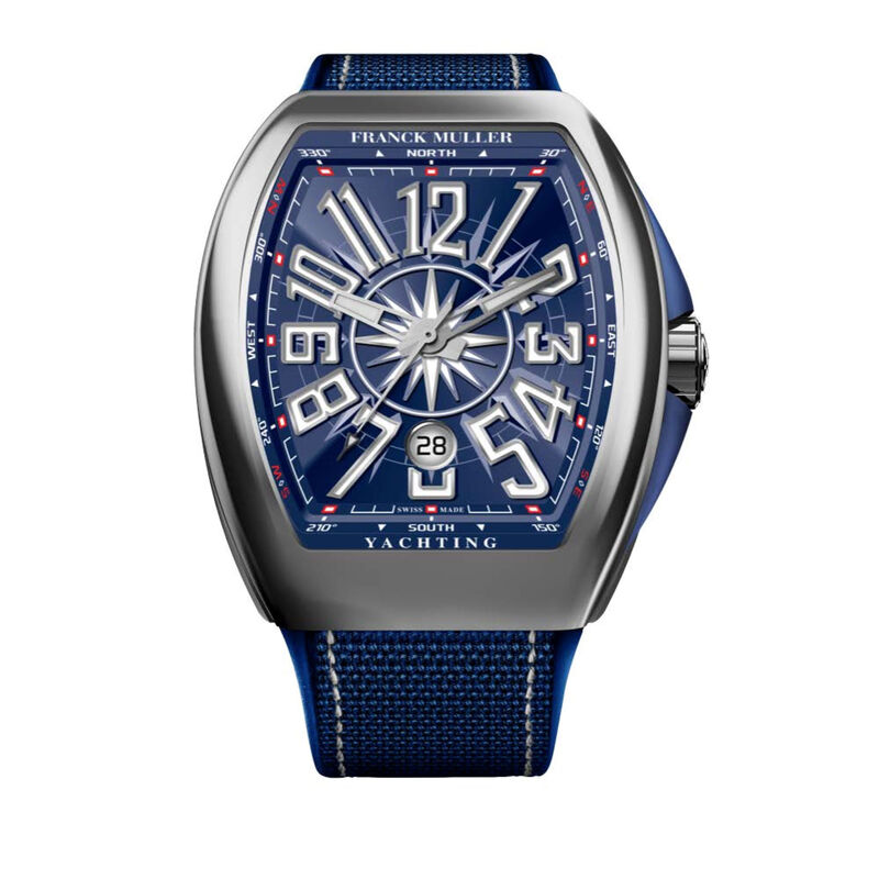 Franck Muller Vanguard Yachting Blue Dial Watch 44mm x 53.7mm image number 0